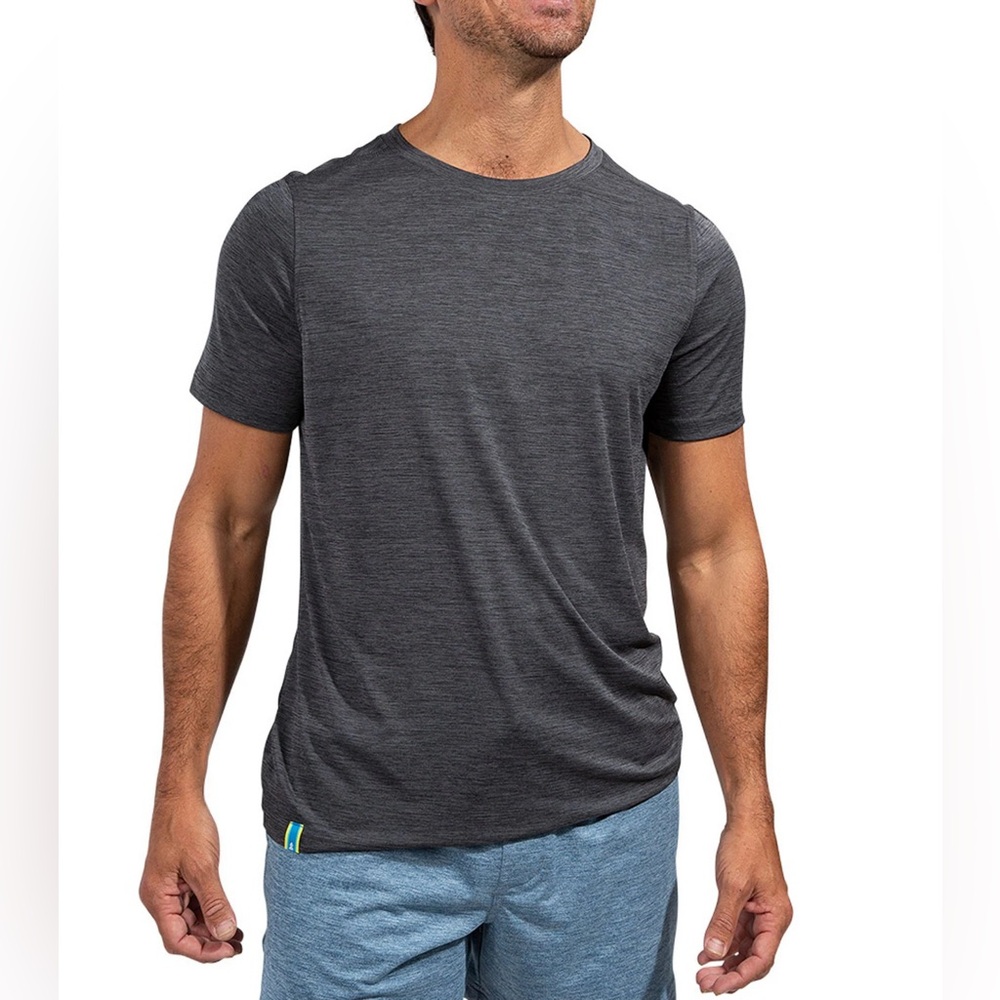 CHUBBIES Rydell Ultimate Moisture Wicking‎ Performance Crewneck Tee Grey LARGE